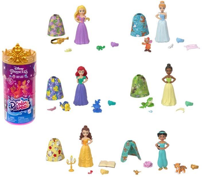 Panenka Disney Princess Color Reveal Královská Malá Panenka