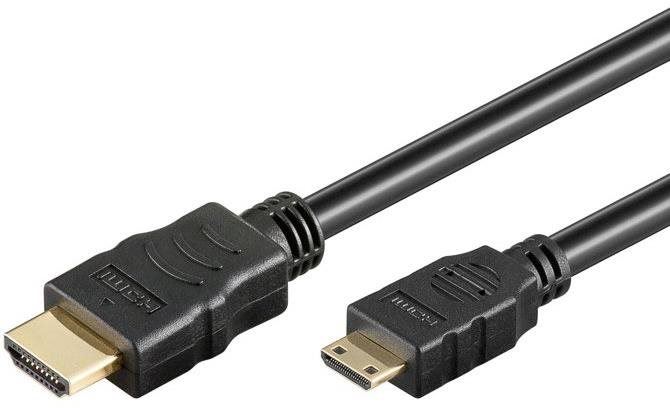 Video kabel PremiumCord Kabel 4K HDMI A - HDMI mini C, 2m