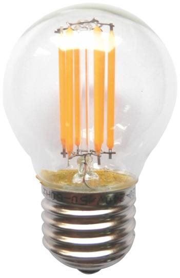 LED žárovka Retro LED Mini Globe Filament žárovka čirá P45 4W/230V/E27/4000K/410Lm/360°