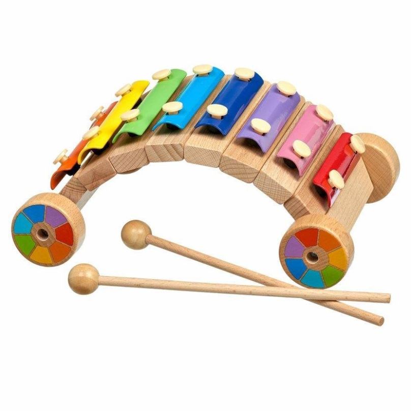 Xylofon pro děti Lucy & Leo 245 Duhový xylofon - hudební nástroj