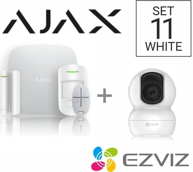Zabezpečovací systém SET Ajax StarterKit white + Ezviz kamera TY2