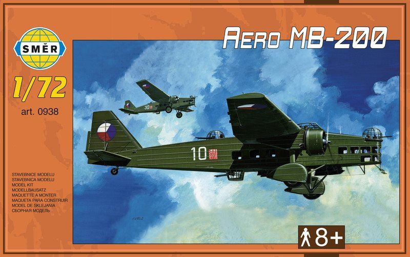 Model letadla Směr Model Kit 0938 letadlo – Aero MB-200