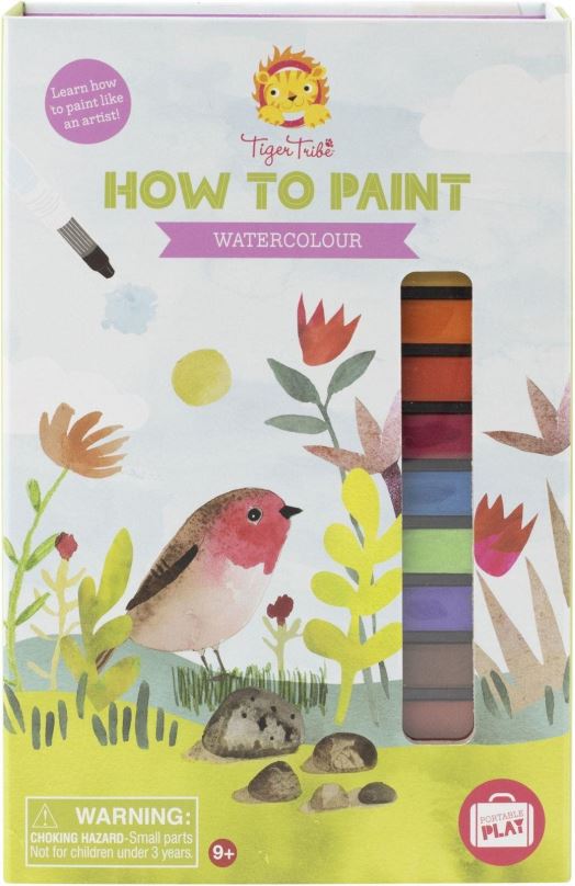 Kreativní sada Tiger Tribe How to Paint Watercolour