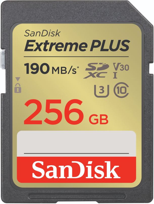 Paměťová karta SanDisk SDXC 256GB Extreme PLUS + Rescue PRO Deluxe