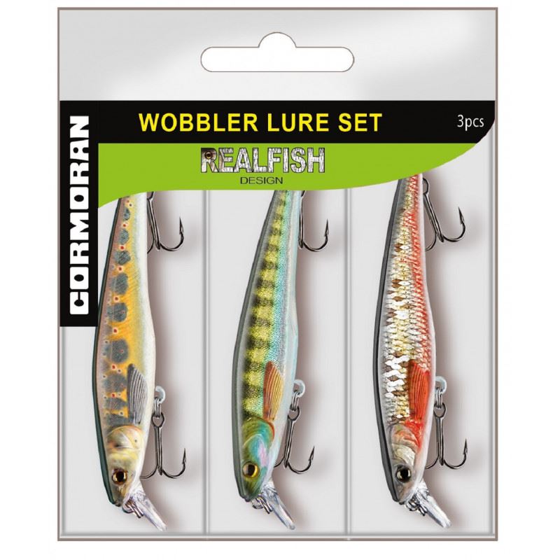 Cormoran Wobler Real Fish Lure Set 2 3ks