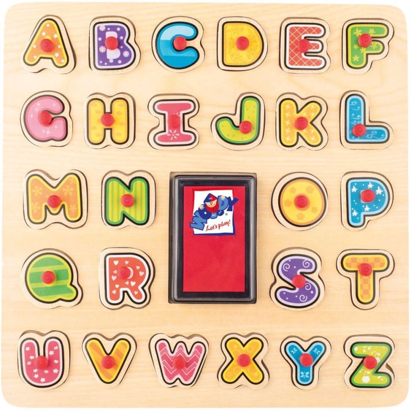 Puzzle Woody Razítka/Puzzle ABC