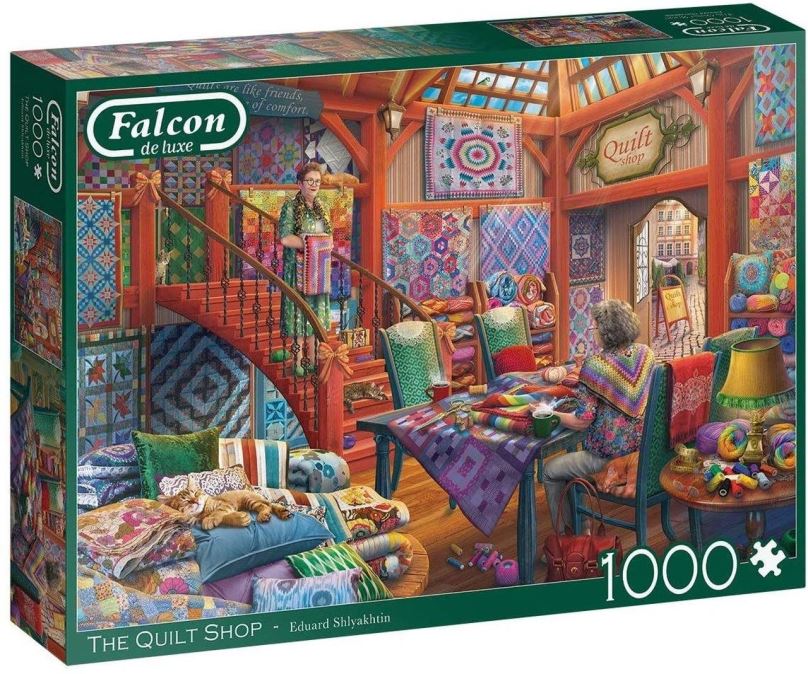 Puzzle Falcon Puzzle Obchod s prošívanými přikrývkami 1000 dílků