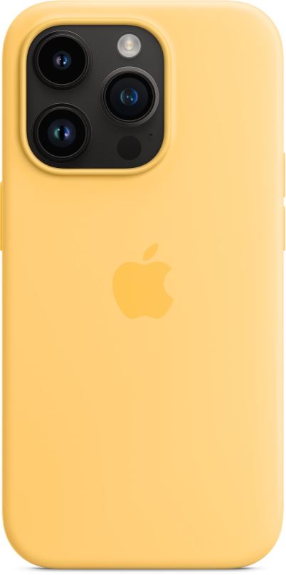Kryt na mobil Apple iPhone 14 Pro Silikonový kryt s MagSafe slunečně žlutý