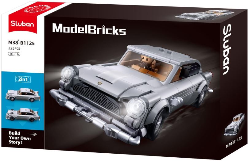 Stavebnice Sluban Model Bricks M38-B1125 Auto tajného agenta