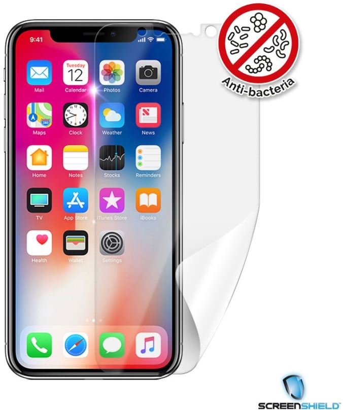 Ochranná fólie Screenshield Anti-Bacteria APPLE iPhone X na displej