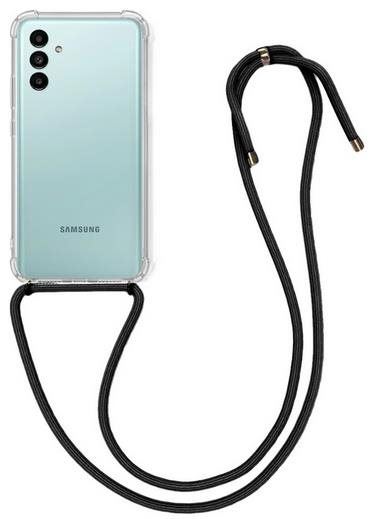 Kryt na mobil TopQ Kryt Samsung A13 5G s černou šňůrkou průhledný 87032