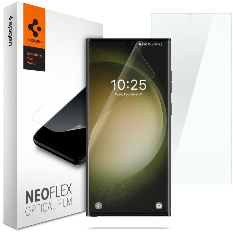 Ochranná fólie Spigen Film Neo Flex 2 Pack Samsung Galaxy S23 Ultra