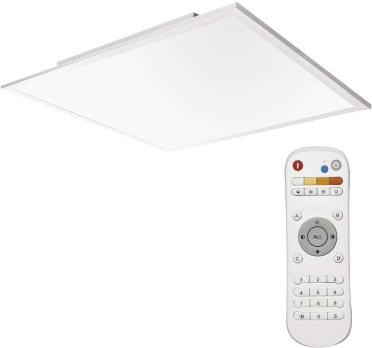 LED panel EMOS LED panel s ovladačem, 60×60, 36W, 3600LM, stmívatelný, nastavení barvy světla