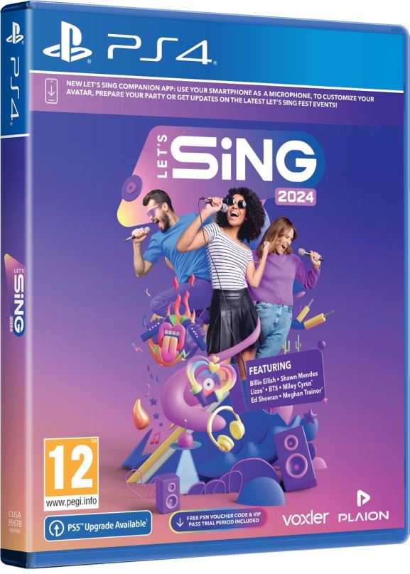 Hra na konzoli Lets Sing 2024 - PS4