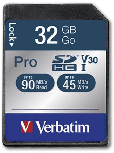 Paměťová karta Verbatim SDHC 32GB Pro