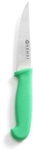 Kuchyňský nůž HENDI, nůž univerzální vroubkovaný, zelený, 90 mm