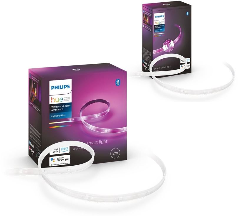 LED pásek Philips Hue LightStrip Plus v4 + LightStrip Plus v4 extension