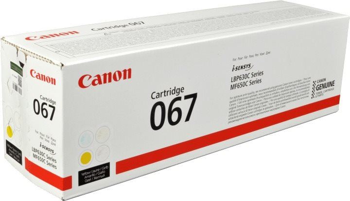 Toner Canon Cartridge 067 žlutý
