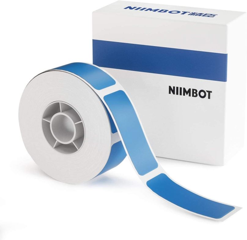 Etikety Niimbot štítky RP 12x40mm 160ks Blue pro D11 a D110
