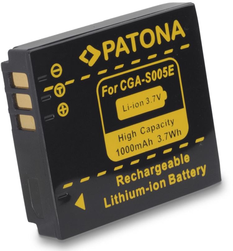 Baterie pro fotoaparát PATONA pro Panasonic CGA-S005 1000mAh Li-Ion