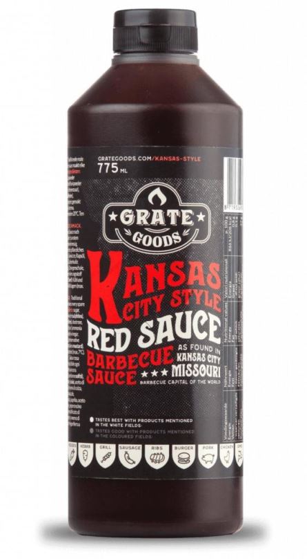 BBQ omáčka Kansas City Red Barbecue 775ml  GrateGoods