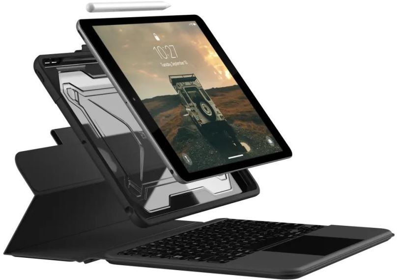 Pouzdro na tablet s klávesnicí UAG Rugged Bluetooth Keyboard w/ Trackpad CZECH iPad 10.2" 2019/2020/2021