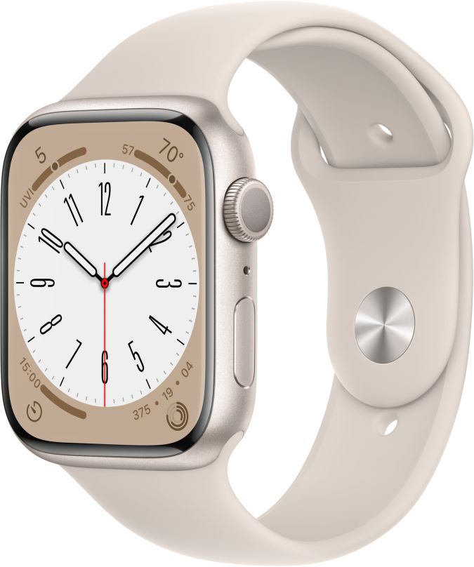 Chytré hodinky Apple Watch Series 8 45mm se sportovním řemínkem