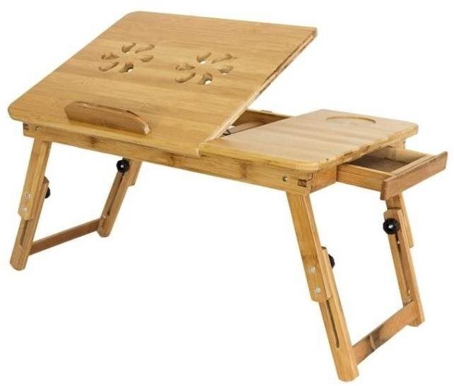 Stolek na notebook Iso Trade Dřevěný polohovací stolek na notebook
