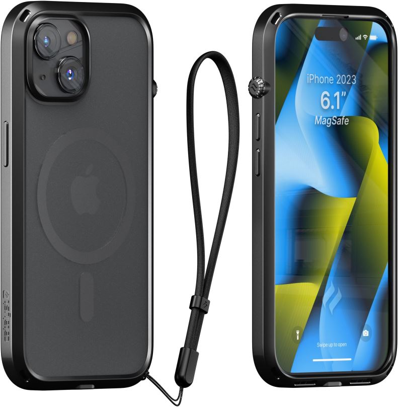 Kryt na mobil Catalyst Influence Case MagSafe stealth black iPhone 15