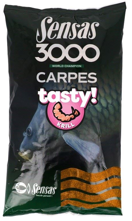 Sensas Vnadící směs 3000 Carp Tasty Krill 1kg
