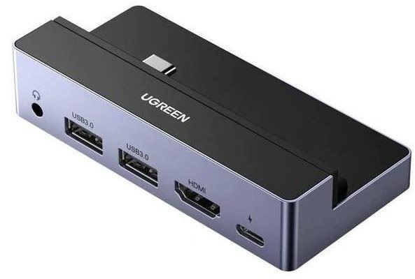 Replikátor portů UGREEN USB-C to 2*USB3.0+ HDMI+3.5mm+PD Converter