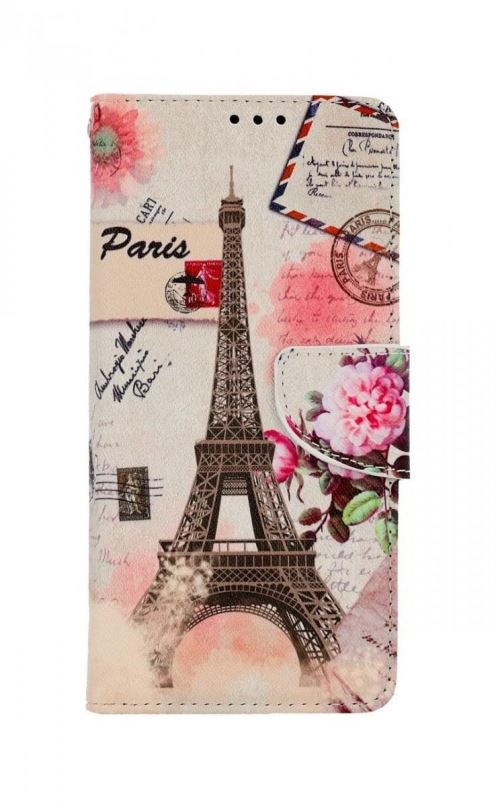 Pouzdro na mobil TopQ Pouzdro Samsung A13 knížkové Eiffelova věž 73551