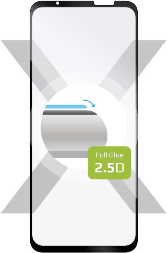 Ochranné sklo FIXED FullGlue-Cover pro Asus ROG Phone 5s černé