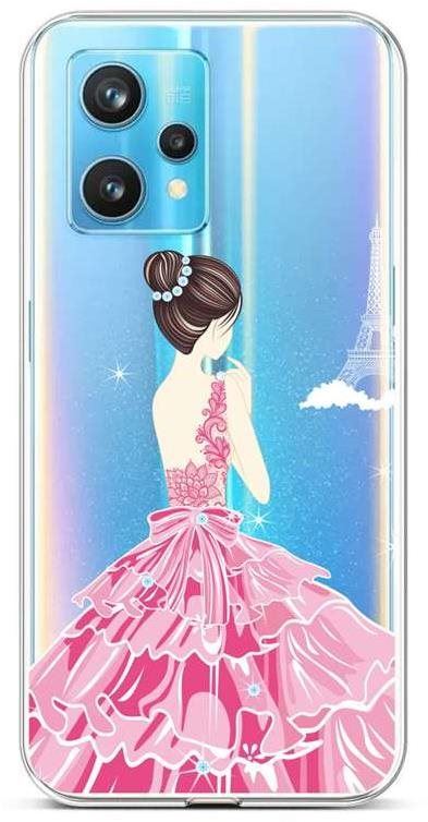 Kryt na mobil TopQ Kryt Realme 9 Pro+ silikon Pink Princess 73271
