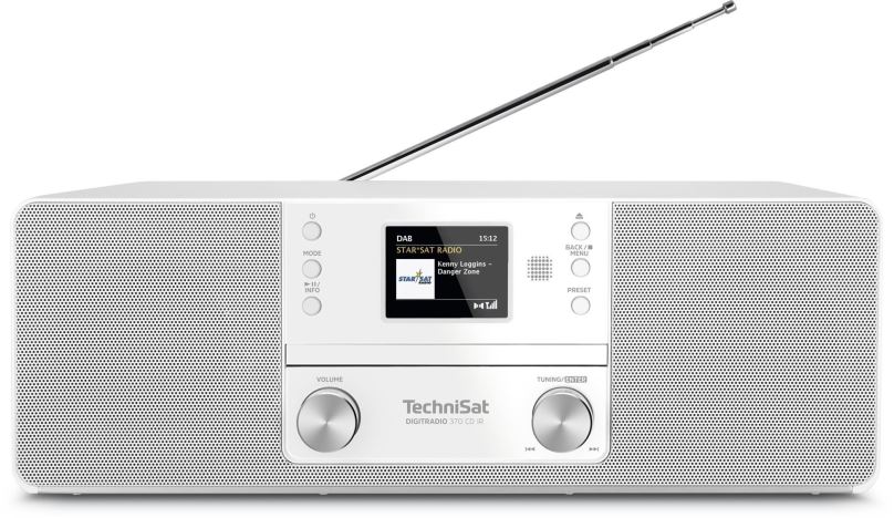 Rádio TechniSat DIGITRADIO 370 CD IR bílá