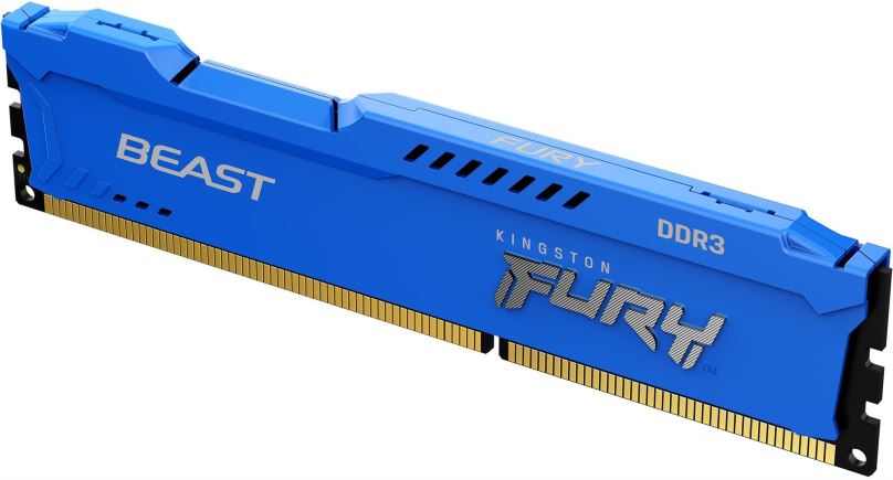 Operační paměť Kingston FURY 4GB DDR3 1600MHz CL10 Beast Blue