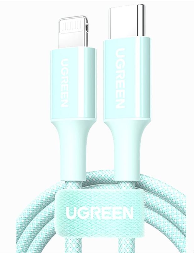 Datový kabel Ugreen USB-C to Lightning Cable 1m (Green)
