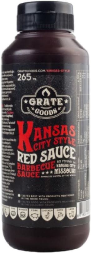 BBQ omáčka Kansas City Red Barbecue 265ml  GrateGoods
