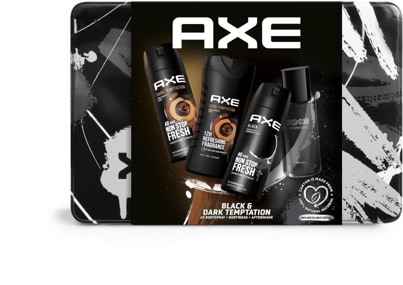 Pánská kosmetická sada AXE Black & Dark Temptation Set 650 ml
