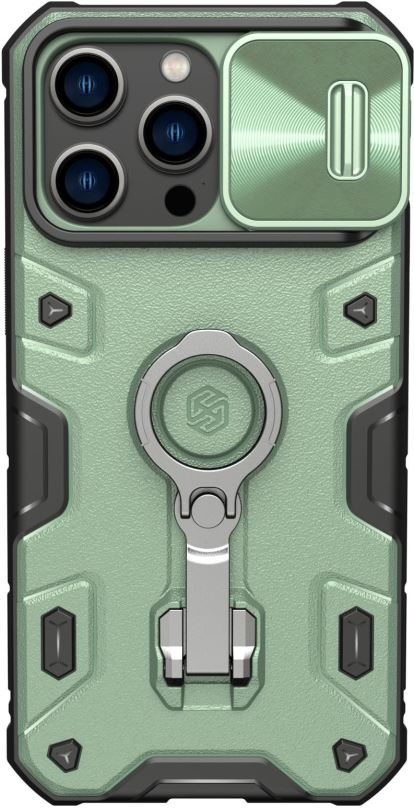 Kryt na mobil Nillkin CamShield Armor PRO Zadní Kryt pro Apple iPhone 14 Pro Max Dark Green