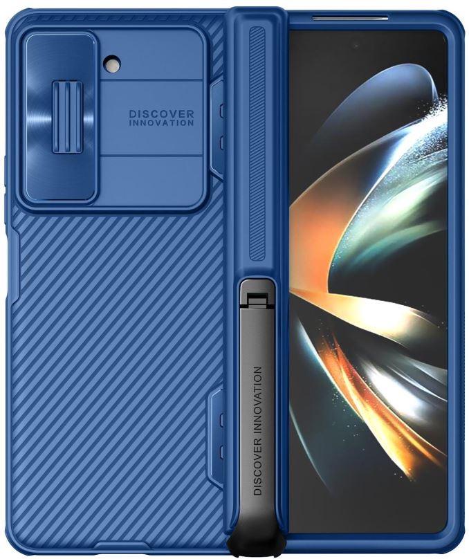 Kryt na mobil Nillkin CamShield FOLD Stand Zadní Kryt pro Samsung Galaxy Z Fold 5 Blue