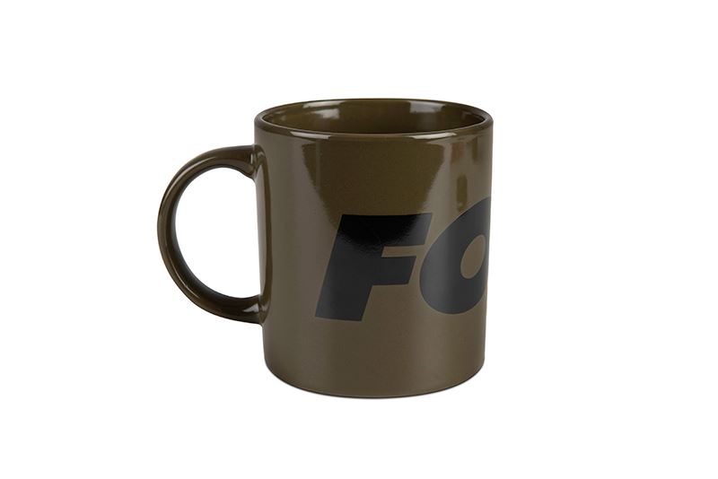 FOX Hrnek Ceramic Mug Logo Green and Black