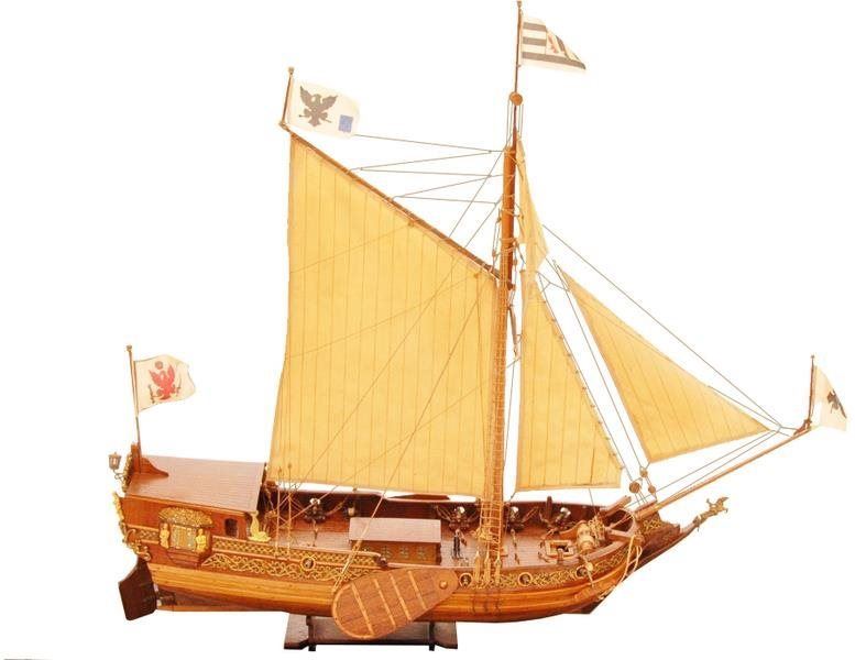 Model lodě COREL Goldene Jacht 1678 1:50 kit