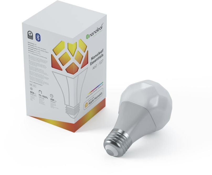LED žárovka Nanoleaf Essentials Smart A19 Bulb,E27