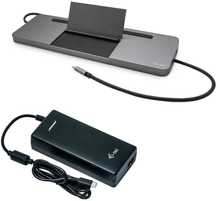 Dokovací stanice i-tec USB-C 4K 3x Display Docking Station, PD 85 W + napájecí adaptér 112 W