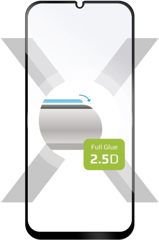 Ochranné sklo FIXED FullGlue-Cover pro Samsung Galaxy A50/A50s/A30s černé