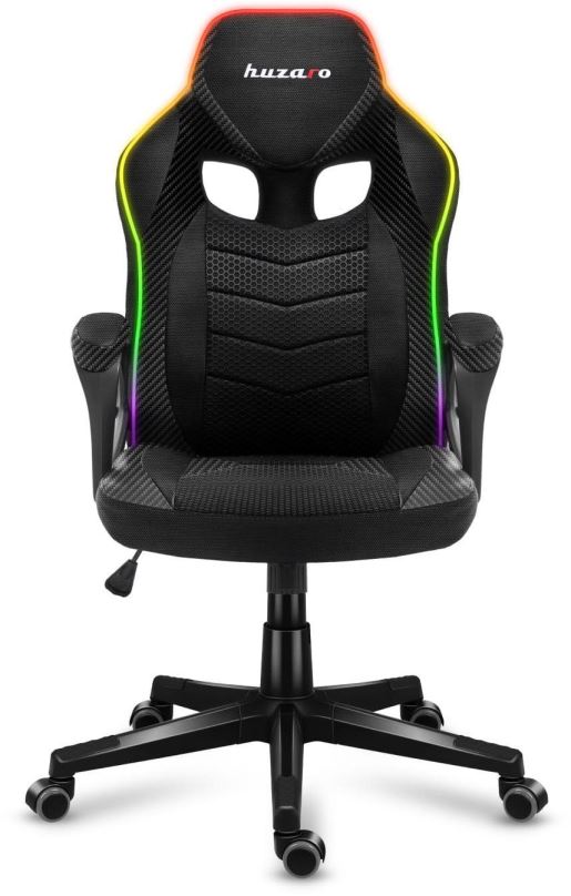 Herní židle Huzaro Herní židle HZ-Force 2.5, RGB mesh, černá