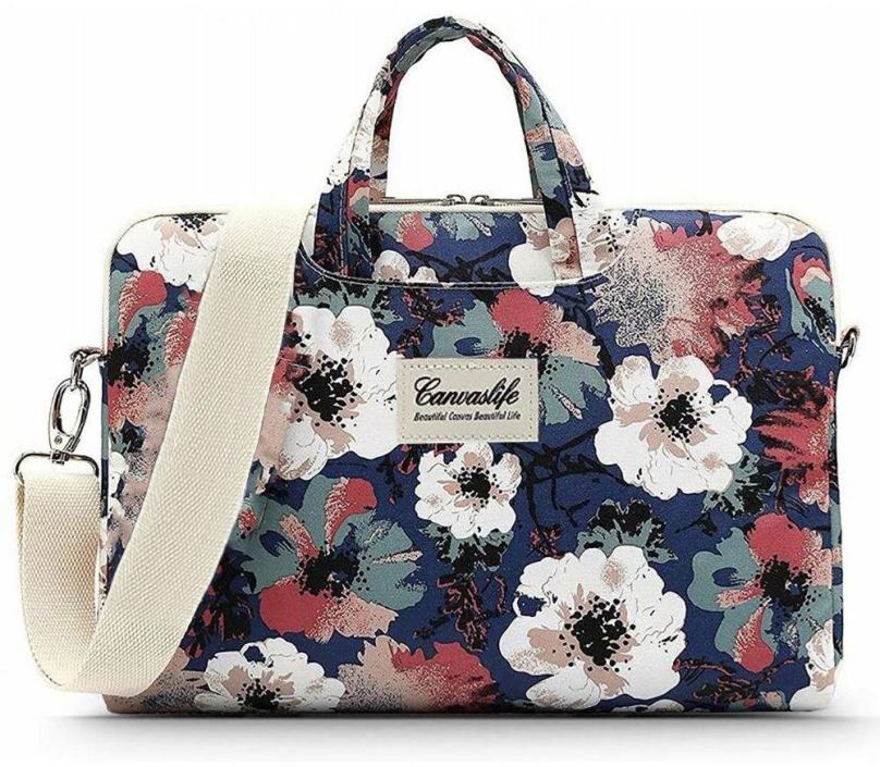 Pouzdro na notebook Canvaslife Briefcase taška na notebook 13-14'', blue camellia
