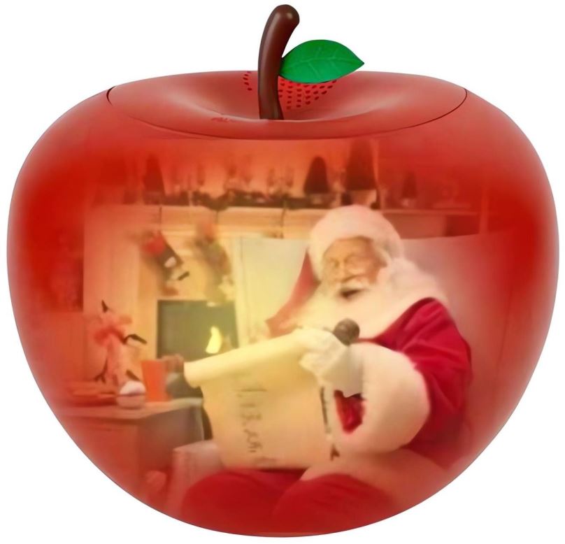 Dětský projektor Verk 24228 Projektor animace vánočních koled v jablku