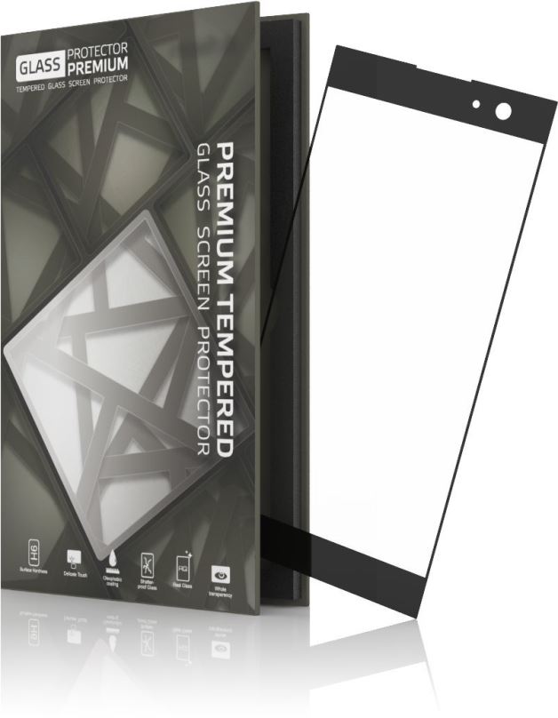 Ochranné sklo Tempered Glass Protector Rámečkové pro Sony Xperia XA2 Černé